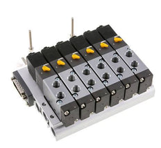 G1/8'' 6x Pneumatik-Ventilinsel 24V DC 1,5-8bar/21,0-112psi Mehrpolig E.MC