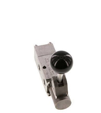 3/2 G1/4'' Handhebelventil Edelstahl Raste -0,95-12bar/-13,2-168psi