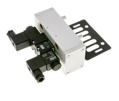 5/3 ISO 5599-3 Auspuff Zentrum Magnetventil 24V DC 3-10bar/42-140psi Airtec