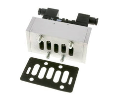 5/3 ISO 5599-3 Auspuff Zentrum Magnetventil 24V DC 3-10bar/42-140psi Airtec