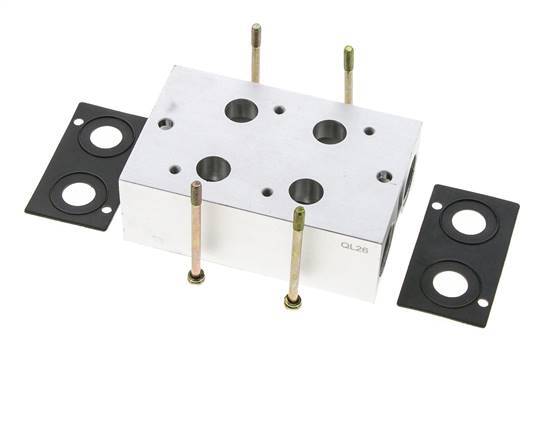 Verteiler 2-Stationen E.MC 3/2-fach