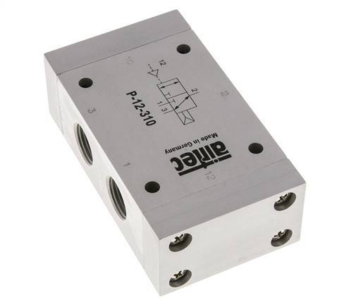 3/2 G1/2'' (G1/8'') Luftsteuerventil 1-10bar/14-140psi Airtec
