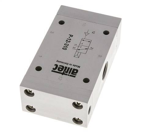 3/2 G1/2'' (G1/8'') Luftsteuerventil 1-10bar/14-140psi Airtec