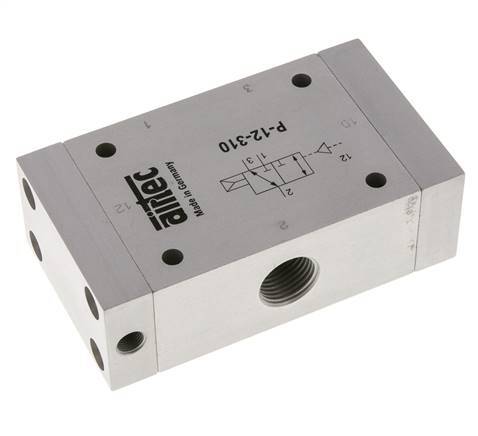 3/2 G1/2'' (G1/8'') Luftsteuerventil 1-10bar/14-140psi Airtec