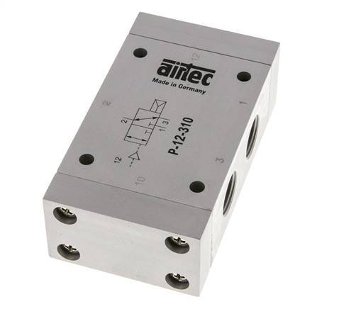 3/2 G1/2'' (G1/8'') Luftsteuerventil 1-10bar/14-140psi Airtec
