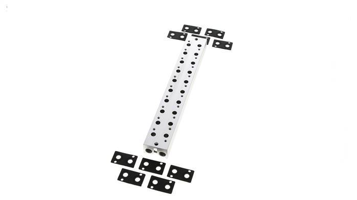 Verteiler 10-Stationen E.MC 3/2-fach