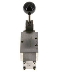 5/2 G1/4'' Handhebelventil Edelstahl Raste -0,95-12bar/-13,2-168psi