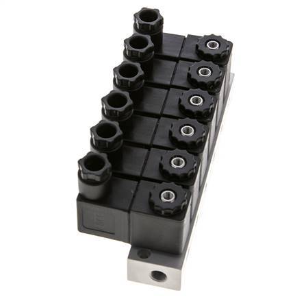 6x3/2 G1/8'' NC-Magnetventil 230V AC -0,95-10bar/-13,2-140psi Airtec