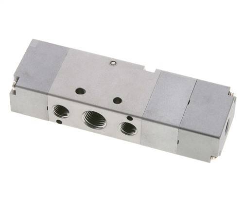 5/3 G1/4'' (G1/8'') Zentral geschlossenes Luftsteuerventil 1,5-8bar/21,0-112psi E.MC