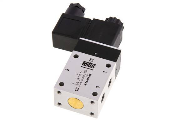 3/2 G1/8'' NO-Magnetventil 230V AC 3-10bar/42-140psi Airtec