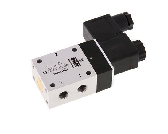 3/2 G1/8'' NC-Magnetventil 12V DC 3-10bar/42-140psi Airtec