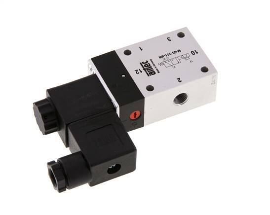 3/2 G1/8'' NC-Magnetventil 12V DC 3-10bar/42-140psi Airtec