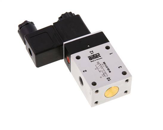3/2 G1/8'' NC-Magnetventil 12V DC 3-10bar/42-140psi Airtec
