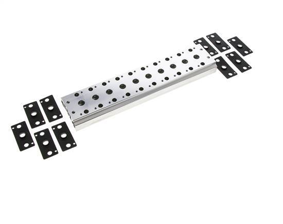 Verteiler 10-Stationen E.MC 5/2 5/3-fach