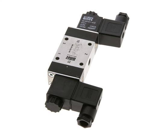 3/2 G1/8'' Bistabiles Magnetventil Externe Steuerung 24V DC 0-10bar/0-140psi Airtec