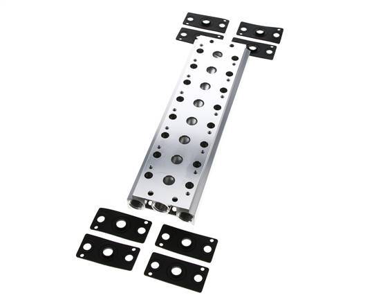 Verteiler 8-Stationen E.MC 5/2 5/3-fach