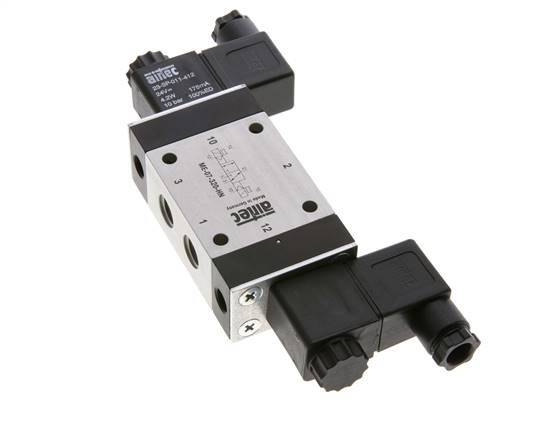 3/2 G1/4'' (G1/8'') Bistable Solenoid Valve External Pilot 12V DC 0-10bar/0-140psi Airtec