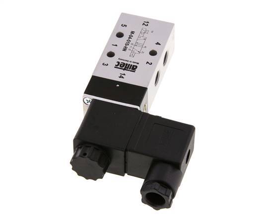 5/2 G1/8'' Magnetventil 24V DC 2,5-10bar/35,0-140psi Airtec