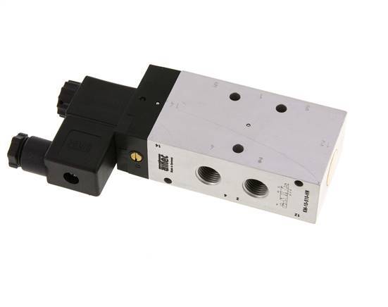 5/2 G1/4'' Magnetventil 12V DC 2,5-10bar/35,0-140psi Airtec