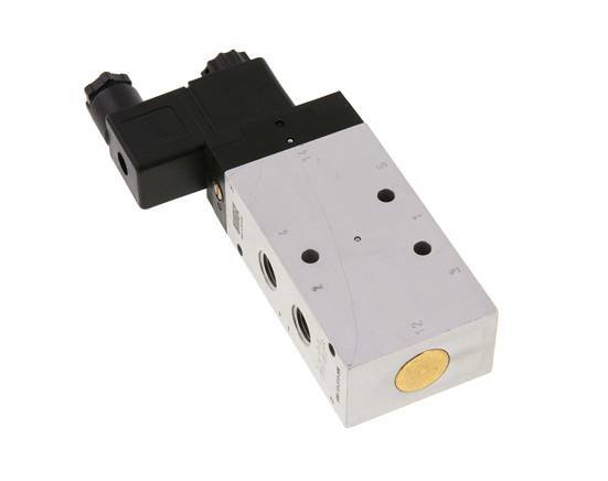 5/2 G1/4'' Magnetventil 12V DC 2,5-10bar/35,0-140psi Airtec