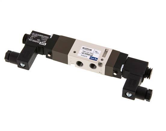 5/3 G1/8'' Auspuff-Mittelmagnetventil 12V DC 2-10bar/28-140psi YPC