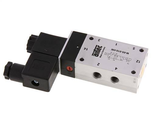 5/2 G1/8''-Magnetventil 115V AC 2-10bar/28-140psi Airtec