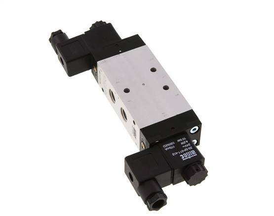 5/3 G1/4'' Auspuff-Mittelmagnetventil 24V AC 3-10bar/42-140psi Airtec