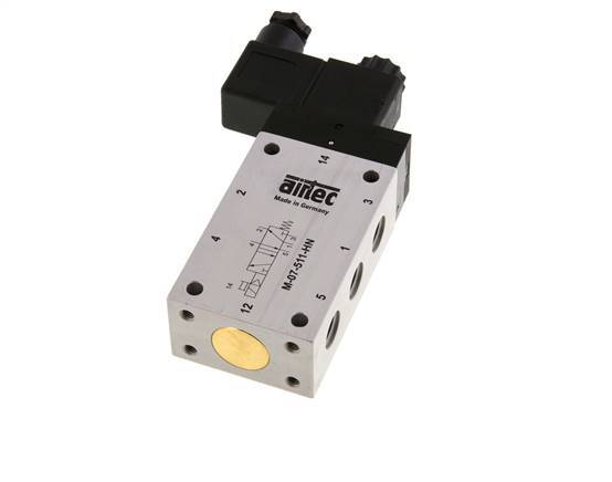 5/2 G1/4'' Magnetventil 115V AC 2,5-10bar/35,0-140psi Airtec