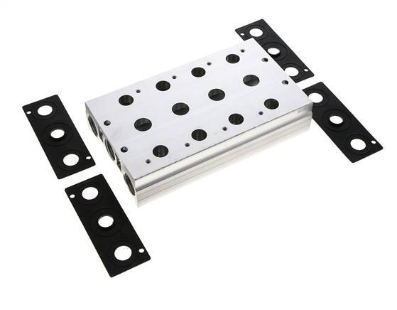 Verteiler 4-Stationen E.MC 5/2 5/3-fach
