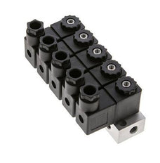 5x3/2 G1/8'' NC-Magnetventil 230V AC -0,95-10bar/-13,2-140psi Airtec