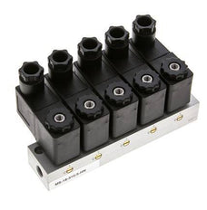 5x3/2 G1/8'' NC-Magnetventil 230V AC -0,95-10bar/-13,2-140psi Airtec