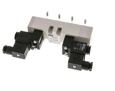 5/3 ISO 5599-1 Pressure Center Solenoid Valve 12V DC 2-10bar/28-140psi YPC