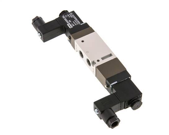 5/3 G1/8'' Druck-Center-Magnetventil 12V DC 2-10bar/28-140psi YPC