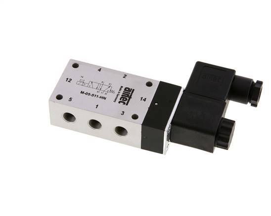 5/2 G1/8''-Magnetventil 24V DC 3-10bar/42-140psi Airtec