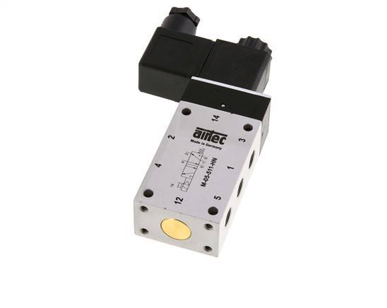 5/2 G1/8''-Magnetventil 24V DC 3-10bar/42-140psi Airtec