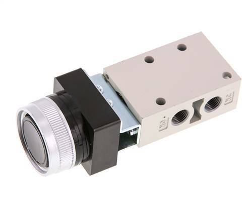 3/2 G1/8'' Druckknopfventil schwarz 0-8bar/0-112psi YPC