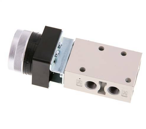 3/2 G1/8'' Druckknopfventil schwarz 0-8bar/0-112psi YPC