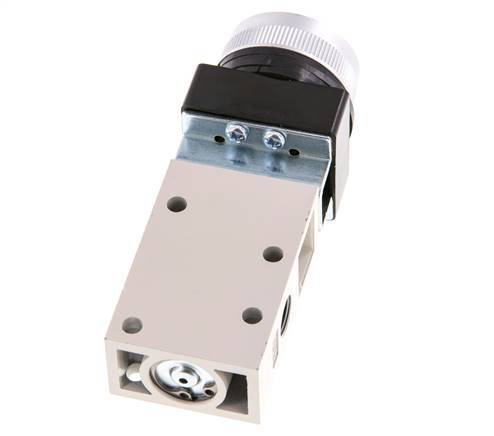 3/2 G1/8'' Druckknopfventil schwarz 0-8bar/0-112psi YPC