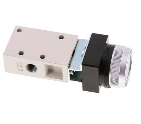 3/2 G1/8'' Druckknopfventil schwarz 0-8bar/0-112psi YPC