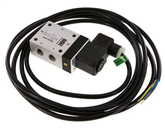 3/2 G1/4'' NC-Magnetventil 230V AC ATEX 1,5-10bar/21,0-140psi Airtec