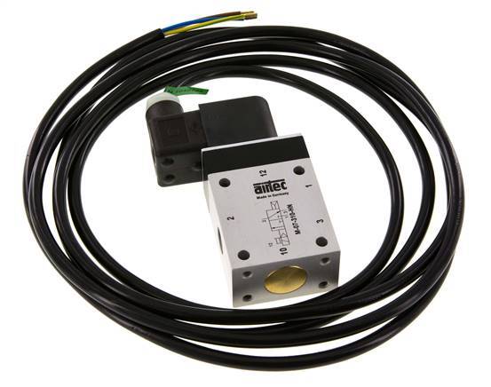 3/2 G1/4'' NC-Magnetventil 230V AC ATEX 1,5-10bar/21,0-140psi Airtec