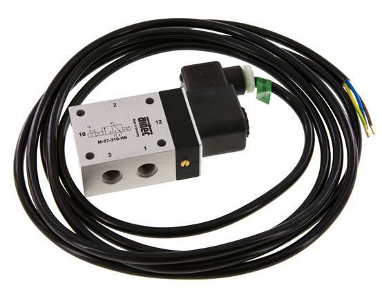 3/2 G1/4'' NC-Magnetventil 230V AC ATEX 1,5-10bar/21,0-140psi Airtec