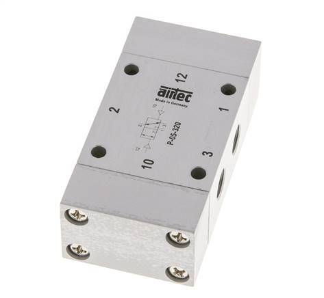 3/2 G1/8'' Bistabiles Luftsteuerventil 0-10bar/0-140psi Airtec