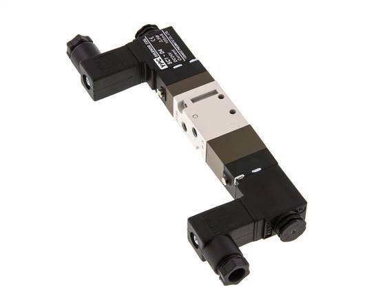 5/3 M5 Zentrum geschlossen Magnetventil 12V DC 2-10bar/28-140psi YPC