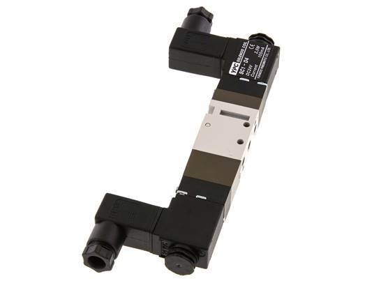 5/3 M5 Zentrum geschlossen Magnetventil 12V DC 2-10bar/28-140psi YPC