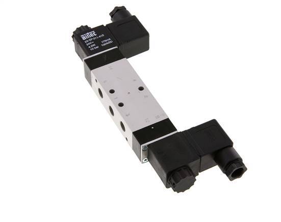 5/3 G1/8'' Exhaust Center Solenoid Valve 115V AC 3-10bar/42-140psi Airtec