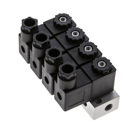 4x3/2 G1/8'' NC-Magnetventil 230V AC -0,95-10bar/-13,2-140psi Airtec