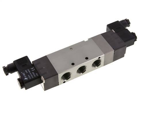 5/3 G1/2'' Druck-Center-Magnetventil 24V DC 1,5-8bar/21,0-112psi E.MC