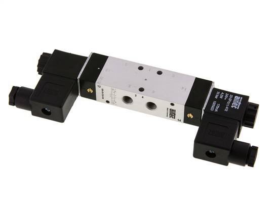 5/3 G1/8'' Center Closed Magnetventil 230V AC 3-10bar/42-140psi Airtec