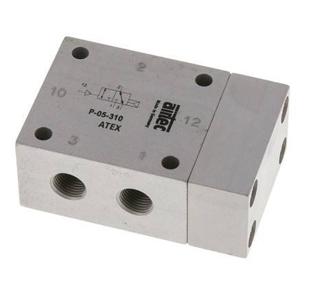 3/2 G1/8'' Luftsteuerventil ATEX 2-10bar/28-140psi Airtec